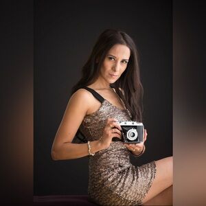 G by Guess Sequined Mini Dress in Bronze